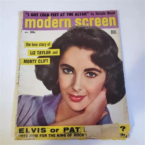 Modern Screen Magazine Elizabeth Taylor James Dean 600 Picclick