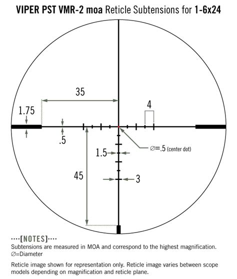 Vortex Viper Pst Gen Ii 1 6x24 Riflescope Vmr 2 Moa Reticle Sfp