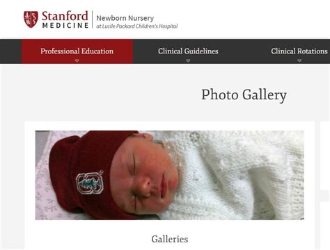 Photo Gallery Newborn Nursery Stanford School Of Medicine Education