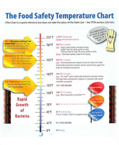 7 Best Images Of Printable Food Temperature Chart Cold Food Images