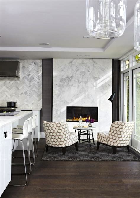 Check spelling or type a new query. Modern Marble Fireplace - Contemporary - kitchen - Croma ...
