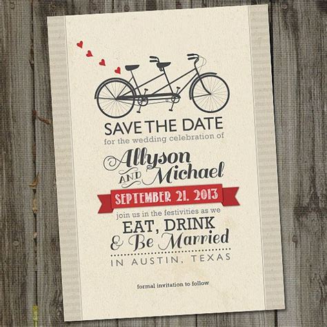 bicycle wedding bicycle wedding invitation bicycle built fir etsy