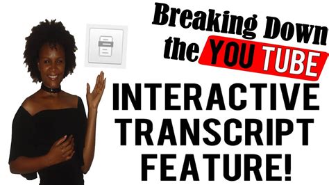 Youtube S Interactive Transcript Feature How To Use It For Closed