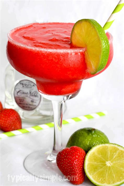 A Delicious Strawberry Lime Margarita Recipe That Is Easy To Make And Perfect To Enjoy While