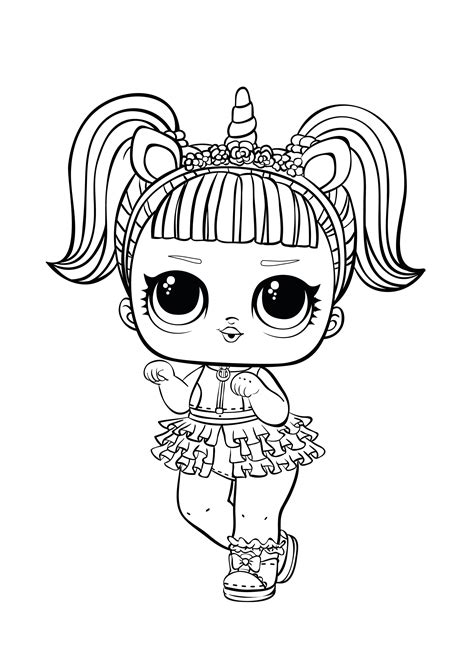 Printable Lol Dolls Coloring Pages