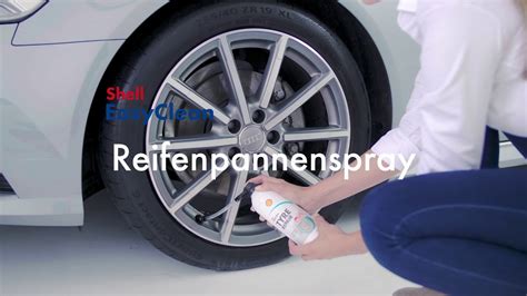 Shell Car Care Video Kemetyl Reifenpannen Spray Tyre Repair Youtube