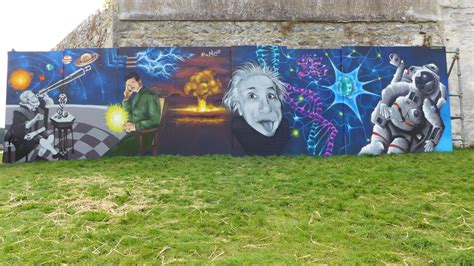 Science Graffiti Mural At Beladrum Festival Freshpaint