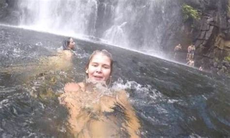 Woman Swimming At MacKenzie Falls Captures Drowning Daily Mail Online
