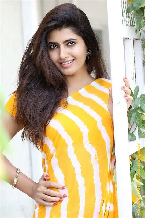 Ashima Narwal Latest Pics In Yellow Saree South Indian Actress