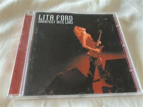 Lita Ford Greatest Hits Live Cd 2000 Deadlinespv German Import Oop