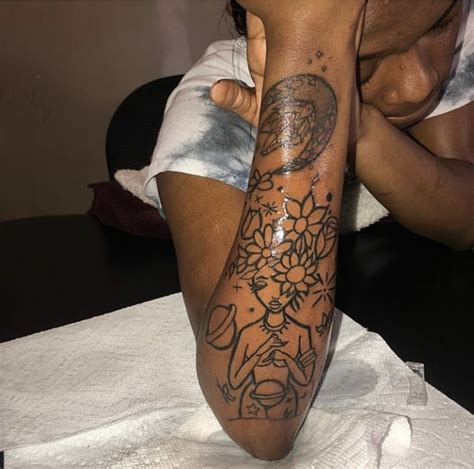 Pin By Goofy Ass Idgaf Bitchh 🖕🏾🙅 On Desenho Tatuagem Tattoos Afro Tattoo Sleeve Tattoos