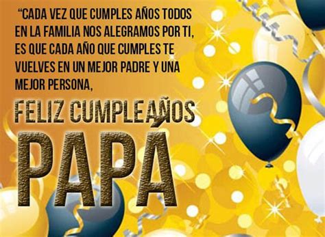 Felicitaciones Para Cumpleaños De Papa