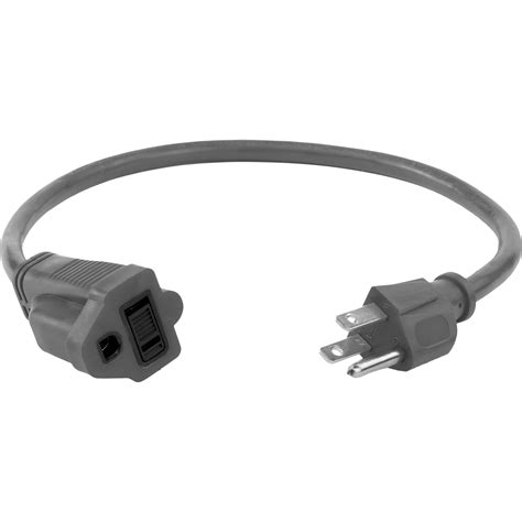 Watson 15 Ft Ac Power Extension Cord 14 Awg Gray Ace14 15g