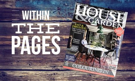 Interior Design Magazines Australian House And Garden June 2015 Design