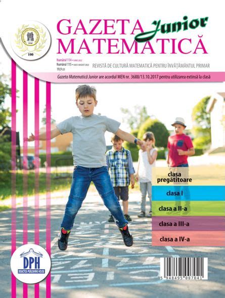 Gazeta Matematica Junior Nr 114 Iunie 115 Iulie August 2