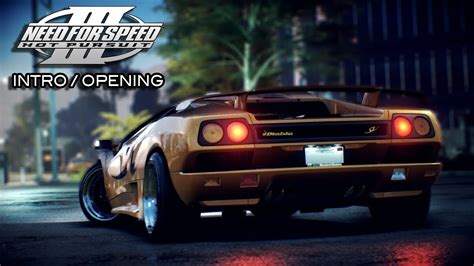 Need For Speed 3 Hot Pursuit Intro Opening 1080p 60fps Youtube