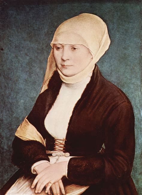 Großbild Hans Holbein D J Porträt Einer Frau
