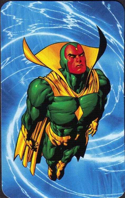 Untitled, avengers infinity war, artwork, thanos, infinity gauntlet. The Vision Marvel Comics | Vision - Superhuman Registration Act Card Back | Vision marvel comics ...