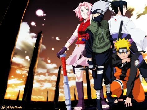Naruto Characters Team Kakashi
