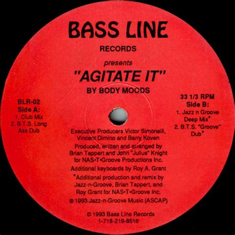 Agitate It Inc Jazz N Groove Remix Body Moods Vjs Productions