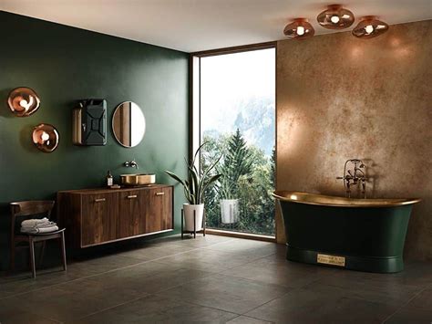 Fresh And Modern Green Bathroom Design Ideas In 2021 Green Bathrooms