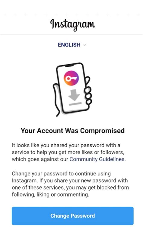 Fix The Instagram Your Account Was Compromised Warning Message