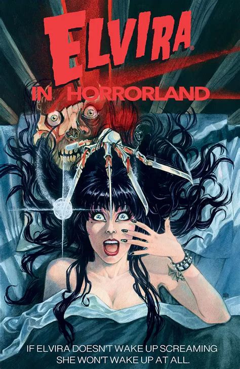 Elvira Battles Freddy Krueger In Preview Of Elvira In Horrorland 4