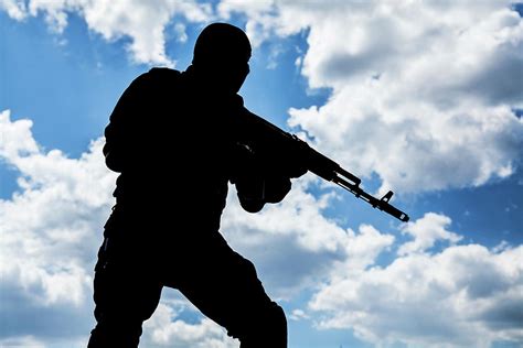 Silhouette Of Special Forces Operator Photograph By Oleg Zabielin Pixels