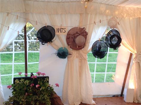 Peg Line For Guests To Hang Their Hats Up Love This Idea Hat