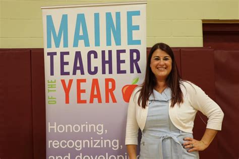 Mea Member And Gorham Middle School Teacher Heather Whitaker Named