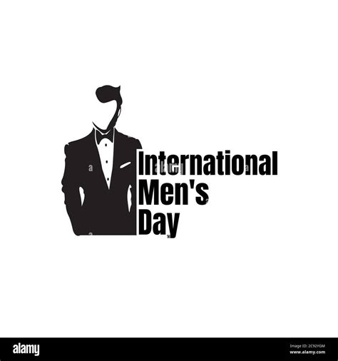 Vector Illustration On The Theme International Mens Day For A Poster