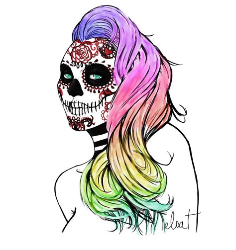 Sugar Skull Girl 2 By Kikata Chan On Deviantart