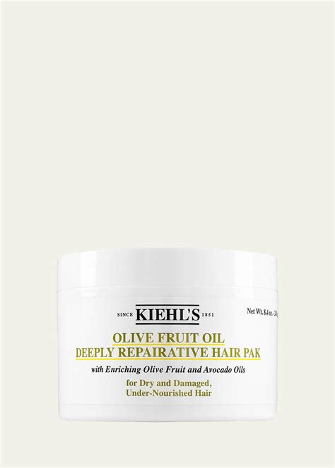 Kiehls Since 1851 8 Oz Olive Fruit Oil Deeply Repairative Hair Pak