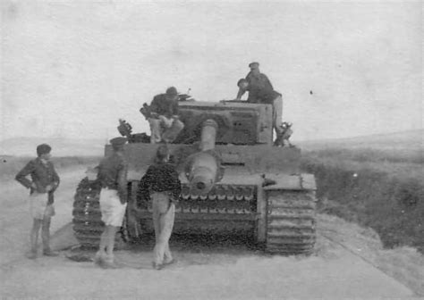 Captured Tiger I Number 121 Of The Schwere Panzer Abteilung 504 Spzabt