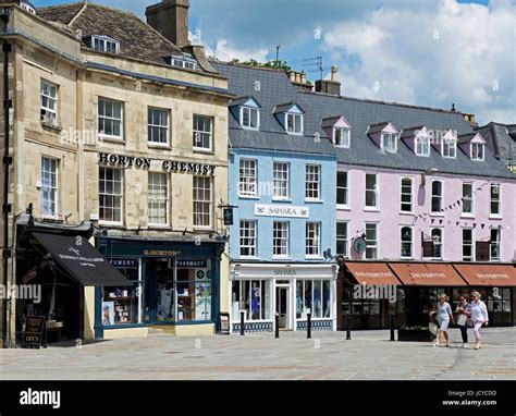 Shops In Dyer Street Cirencester Gloucester England Uk Stock Photo