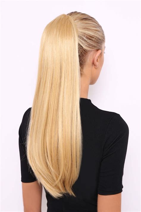 Sleek Full Body High Ponytail Hairstyles Blonde Ponytail Long Hair Styles