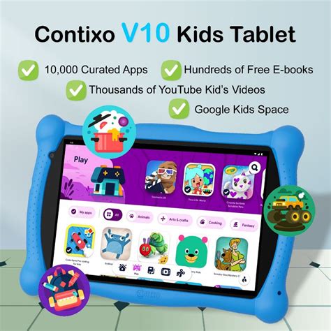 Contixo V10 7 Kids Tablet 2gb Ram 16gb Storage Android 11 Go
