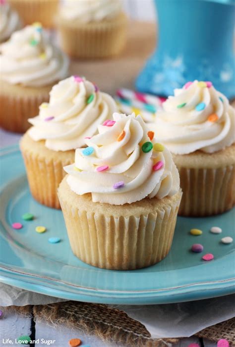 Perfect Moist And Fluffy Vanilla Cupcakes Life Love And Sugar
