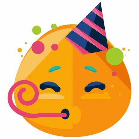 Celebrate Emoji Emoticon Face Party Smiley Icon Download On