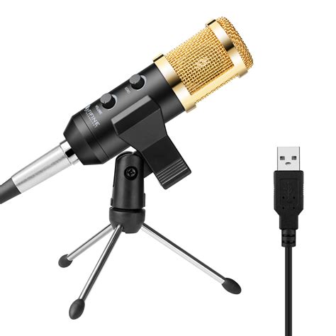 Fifine USB Microphone, Plug & Play Condenser Microphone For PC/Computer, Podcasting, Recording ...