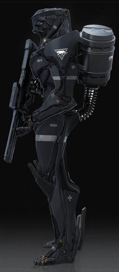 concept robots concept robot by ben mauro sci fi armor power armor suit of armor body armor