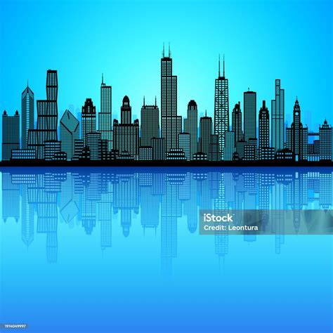 chicago skyline stock illustration download image now istock
