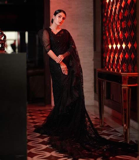 Ayeza Khan On Instagram “this Is All We Need A Black Saree In Our