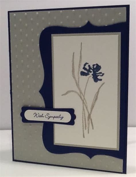 Items Similar To Handmade Stampin Up Sympathy Card Hand Stamped