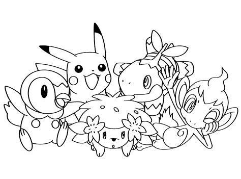 Dibujos Para Pintar Pokemon