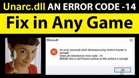 How To Fix Unarc Dll Error While Installing Games New Method Youtube