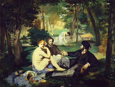 Edouard Manet Le Déjeuner Sur L Herbe 1863 - Manet, Edouard, 1832-1883; Dejeuner sur l’herbe – Music and Late
