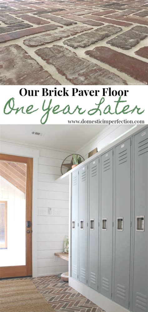 A Review Of Our Brick Flooring One Year Later Wildfire Interiors