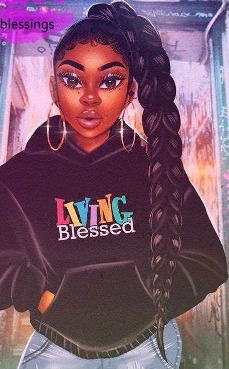 Pin By Duchess 👑 On Yeah Arts Black Girl Cartoon Black Girl Art