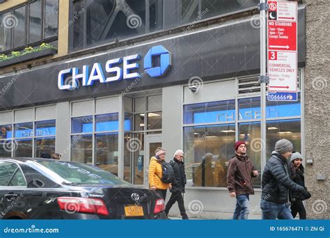 The Chase Bank Sign In New York Editorial Photo Image Of Finance